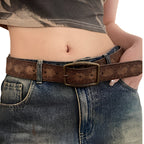 Vintage Inspired Y2K Waist Belt for Alternative Streetwear and Denim Styling