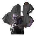 Anime Streetwear Hoodie With Manga Inspired Shadow Graphic Illustration Design