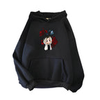 Anime Character Graphic Hoodie with Minimal Manga Streetwear Style
