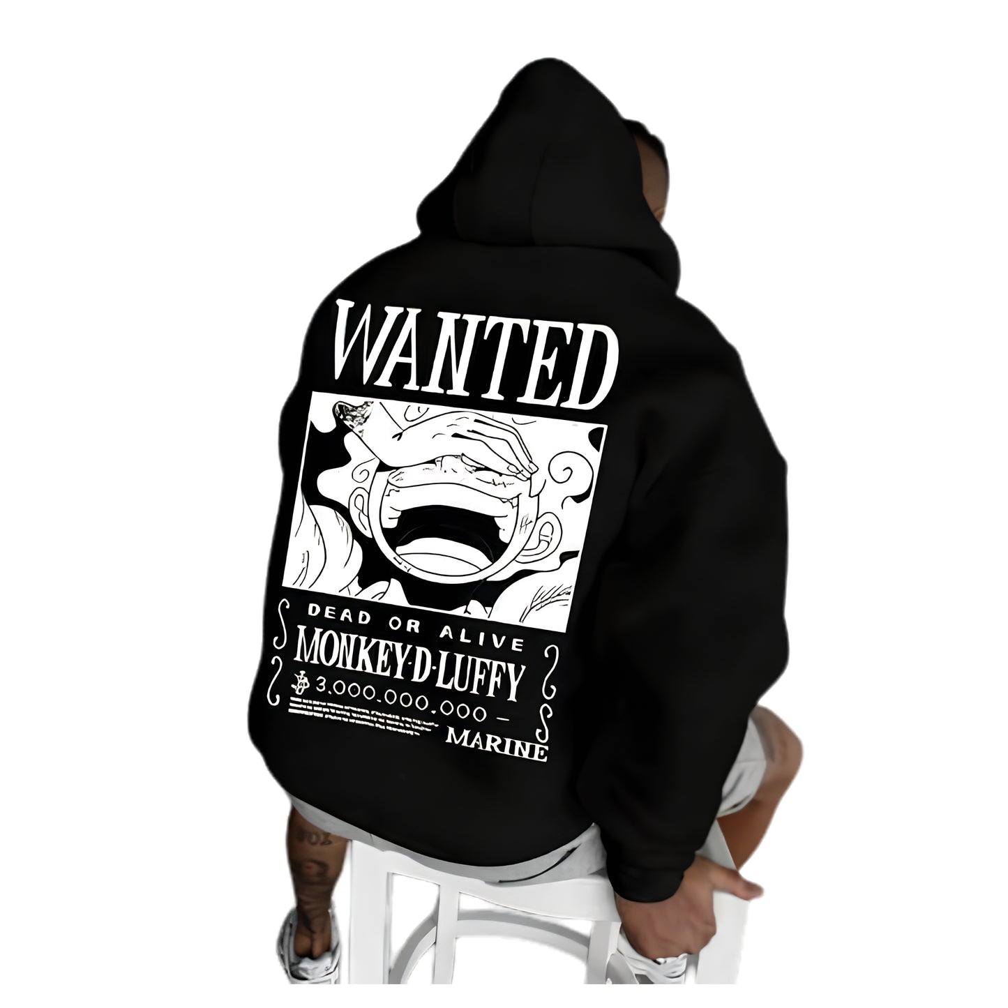Anime Manga Streetwear Hoodie With Vintage Poster Graphic Design Artwork
