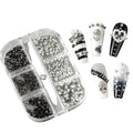 Gothic Punk Nail Art Sticker Set with Ornamental Alternative Fashion Details