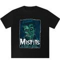 Dark Anime Goth Oversized Tee with Vintage Horror Manga Artwork