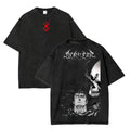 Anime Goth Distressed Oversized Dark Fantasy Streetwear Tee