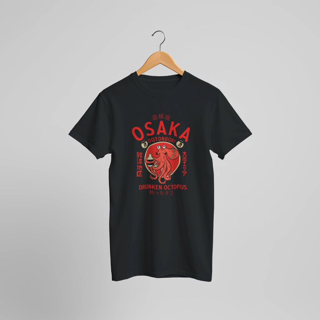 Osaka Drunken Octopus Tee — Tokyo Nights Energy - BigCat Streetwear