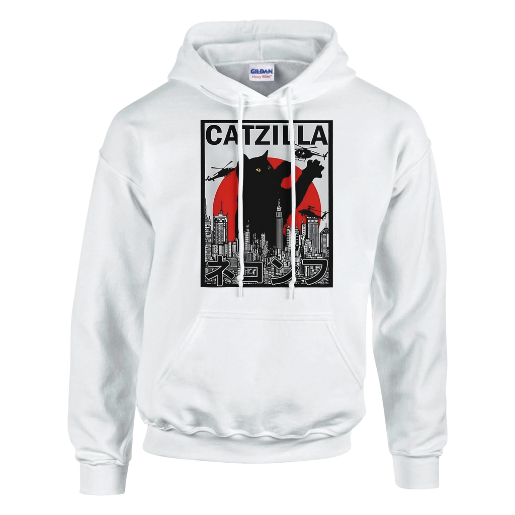 CatZilla City Attack Hoodie – Urban Kaiju Streetwear