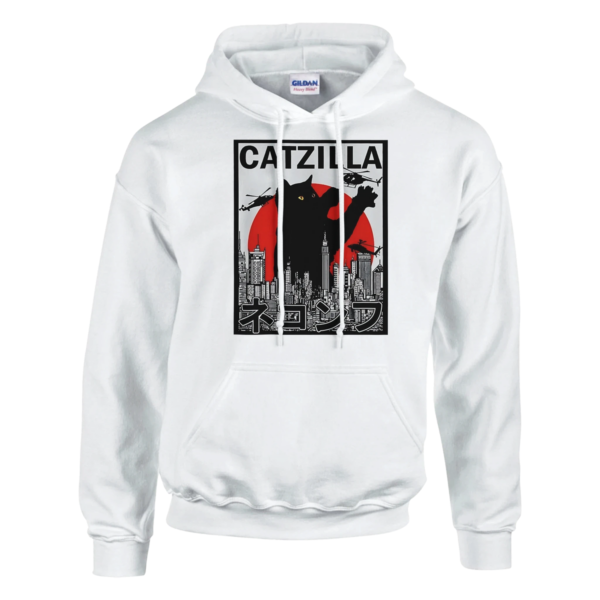 CatZilla City Attack Hoodie – Urban Kaiju Streetwear