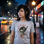 Tokyo Skull Geisha Tee – Japanese Streetwear Graphic T-Shirt