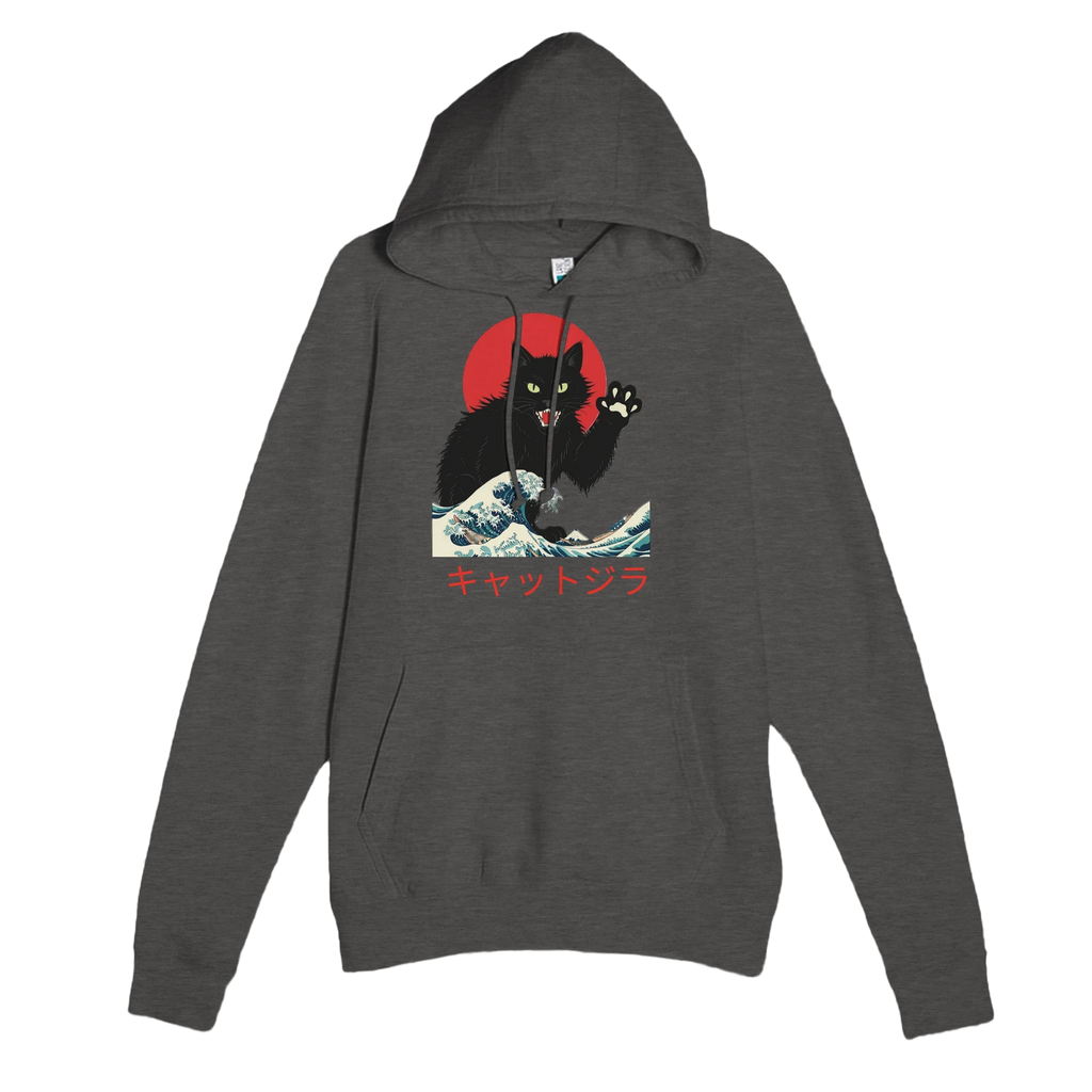 Catzilla Wave Hoodie – Kaiju Cat Streetwear