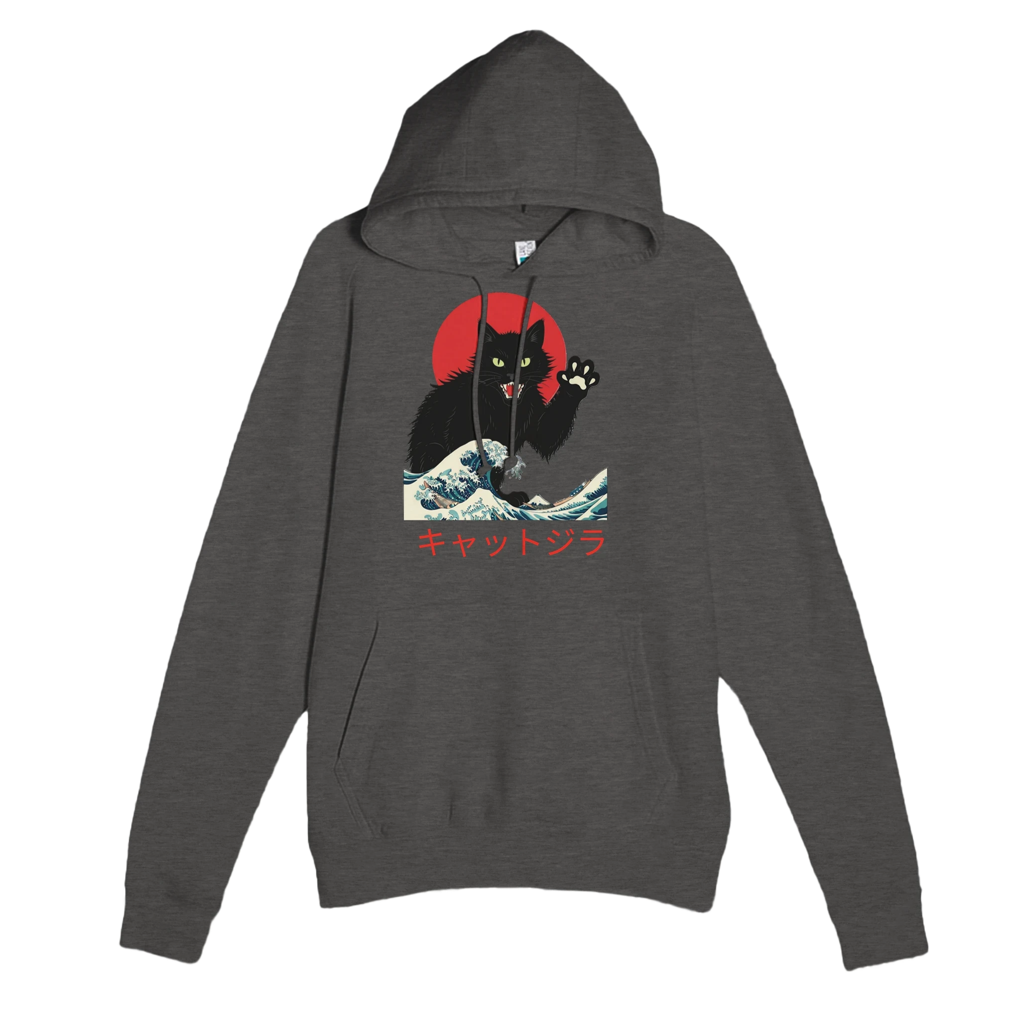Catzilla Wave Hoodie – Kaiju Cat Streetwear