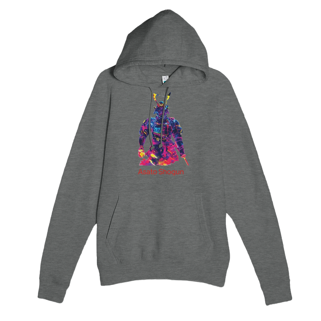 Asato Shogun Hoodie - Neon Samurai Streetwear