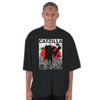 CatZilla City Attack Oversized T-Shirt – Urban Kaiju Streetwear
