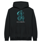 Alien Hoodie - "Your Time Is Short" Written in Japanese.  Threatening Monster Graphic
