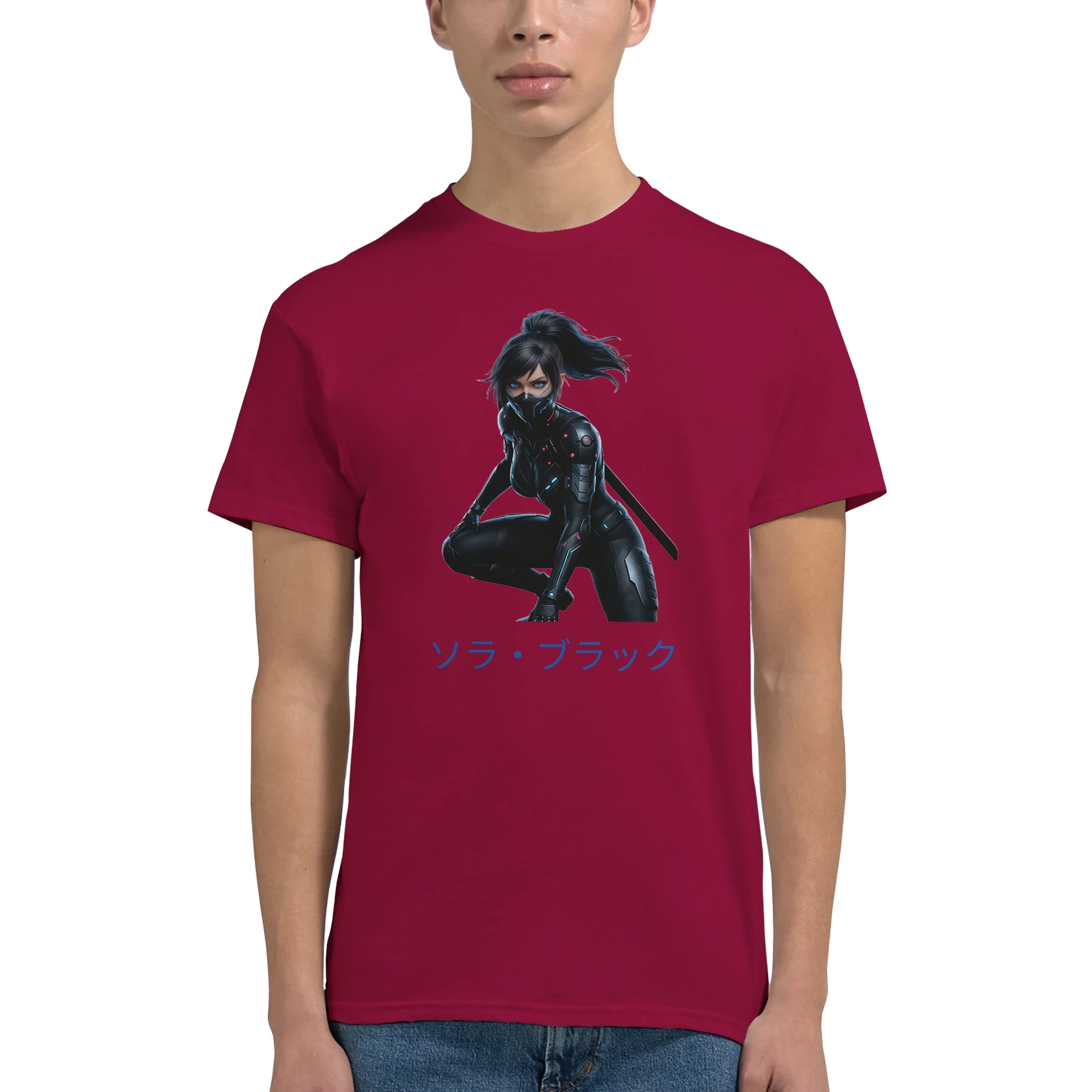 Sora Black T-Shirt - Cyber Samurai Streetwear