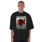 CatZilla City Attack Oversized T-Shirt – Urban Kaiju Streetwear