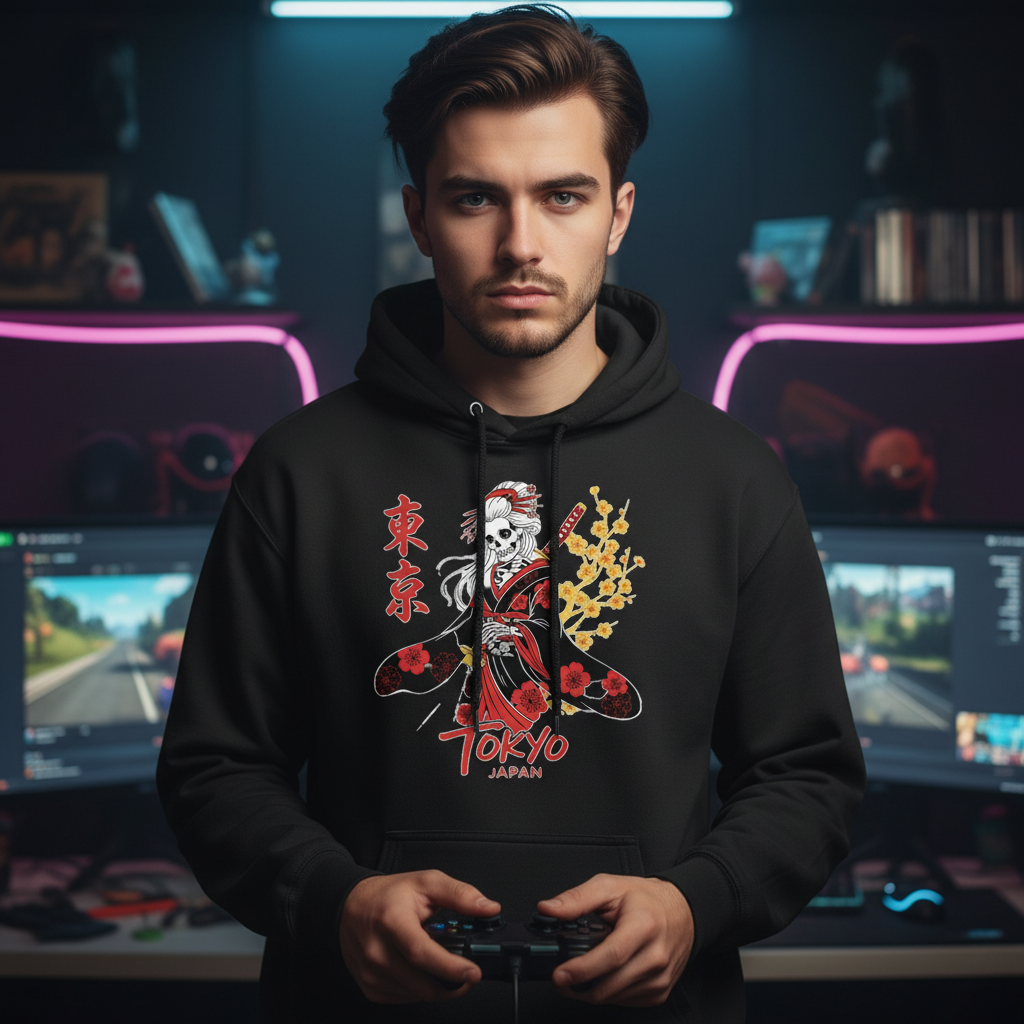 Akira The Tokyo Reaper Hoodie — Beauty in the Shadows - BigCat Streetwear