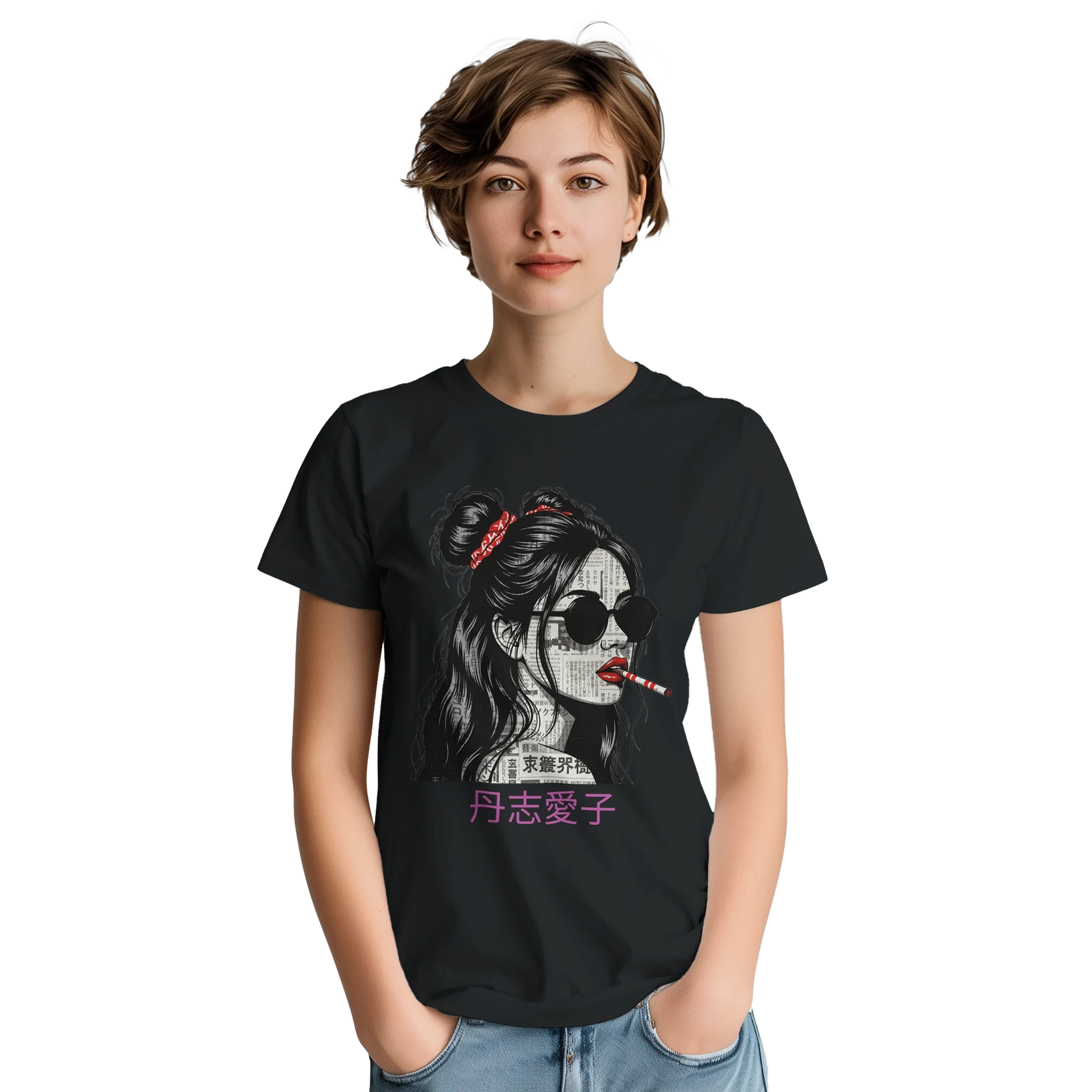 Aiku Tanshi T-Shirt - Kuro Division Streetwear