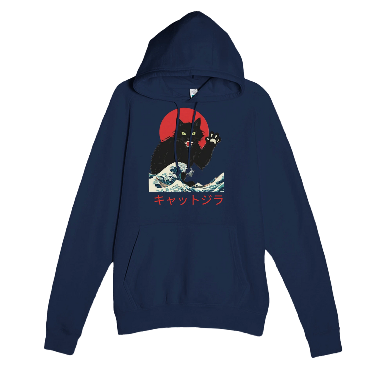 Catzilla Wave Hoodie – Kaiju Cat Streetwear