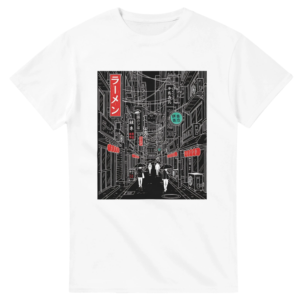 Tokyo Dark Schematic T-Shirt – Minimalist Urban Streetwear