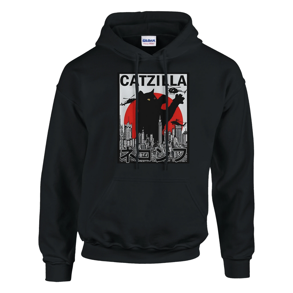 CatZilla City Attack Hoodie – Urban Kaiju Streetwear