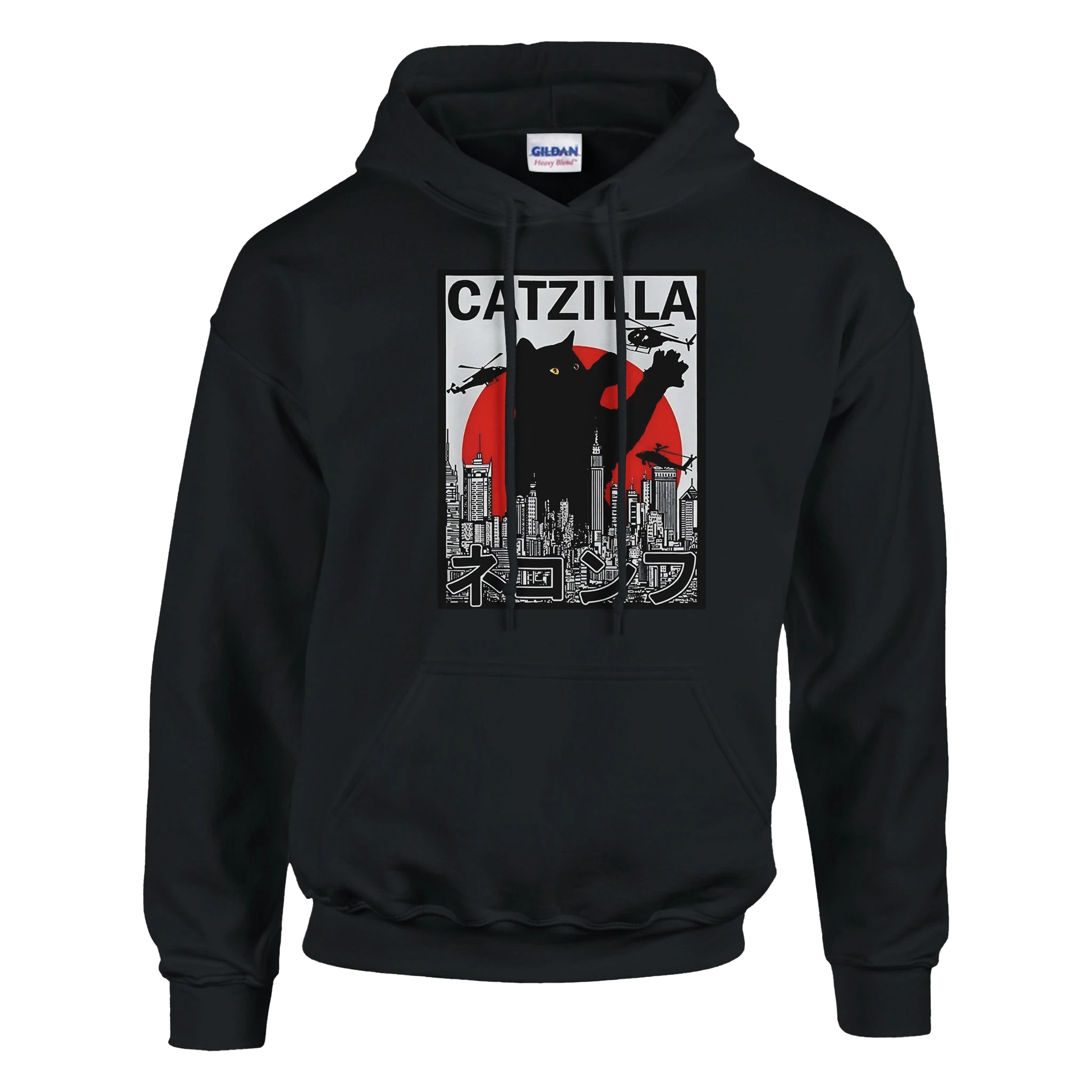 CatZilla City Attack Hoodie – Urban Kaiju Streetwear
