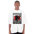 CatZilla City Attack Oversized T-Shirt – Urban Kaiju Streetwear