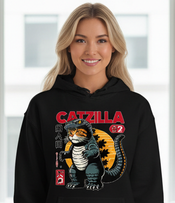 Catzilla Costume - Hoodie - Kaiju Cat Streetwear