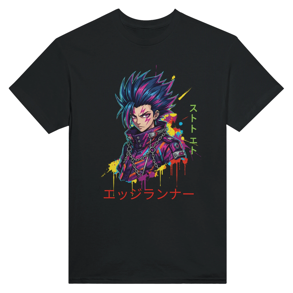 Cyberpunk Edgerunner T-Shirt – Neon Anime Streetwear