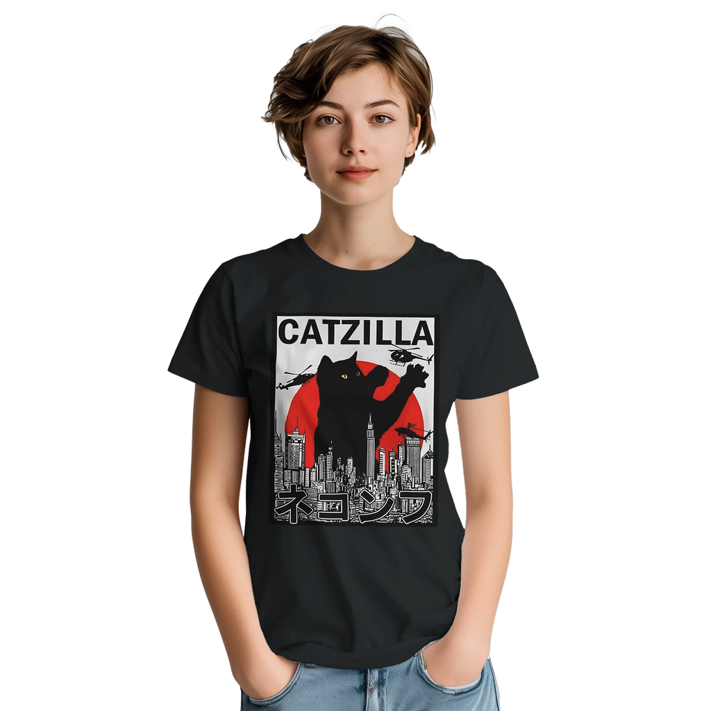 CatZilla City Attack T-Shirt – Urban Kaiju Streetwear