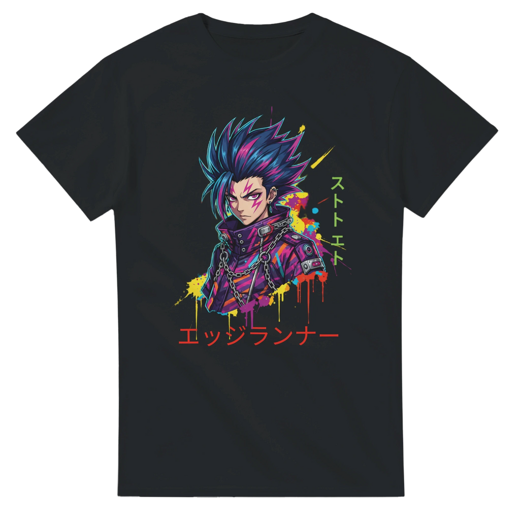 Cyberpunk Edgerunner T-Shirt – Neon Anime Streetwear