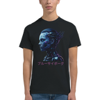 Blue Cyborg T-Shirt – Futuristic Neon Streetwear