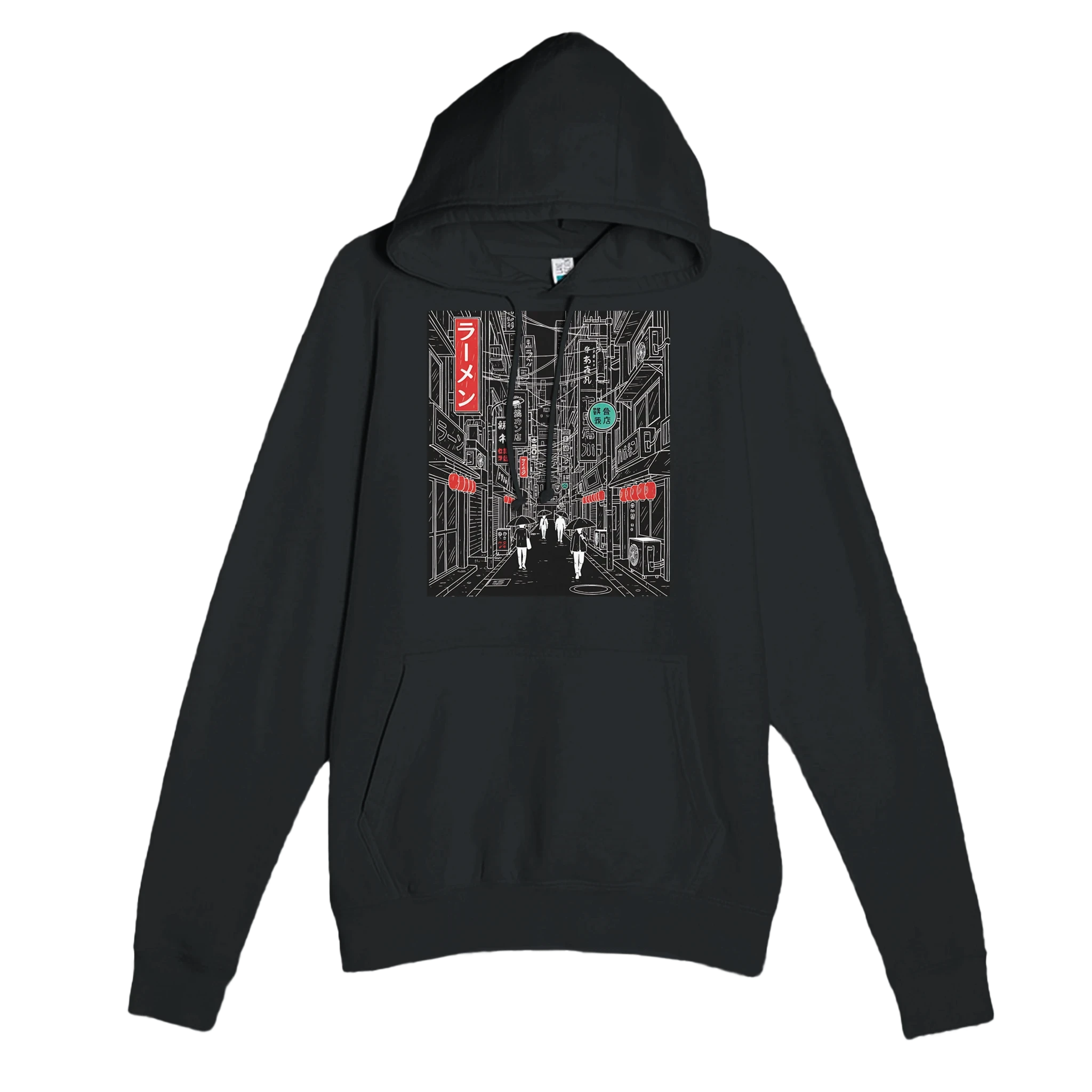 Tokyo Dark Schematic Hoodie – Minimalist Urban Streetwear