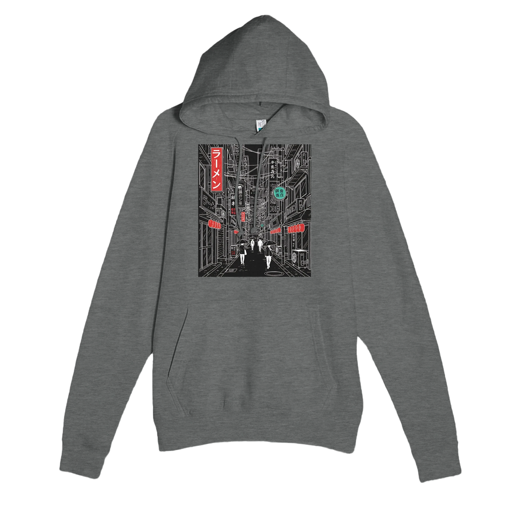 Tokyo Dark Schematic Hoodie – Minimalist Urban Streetwear