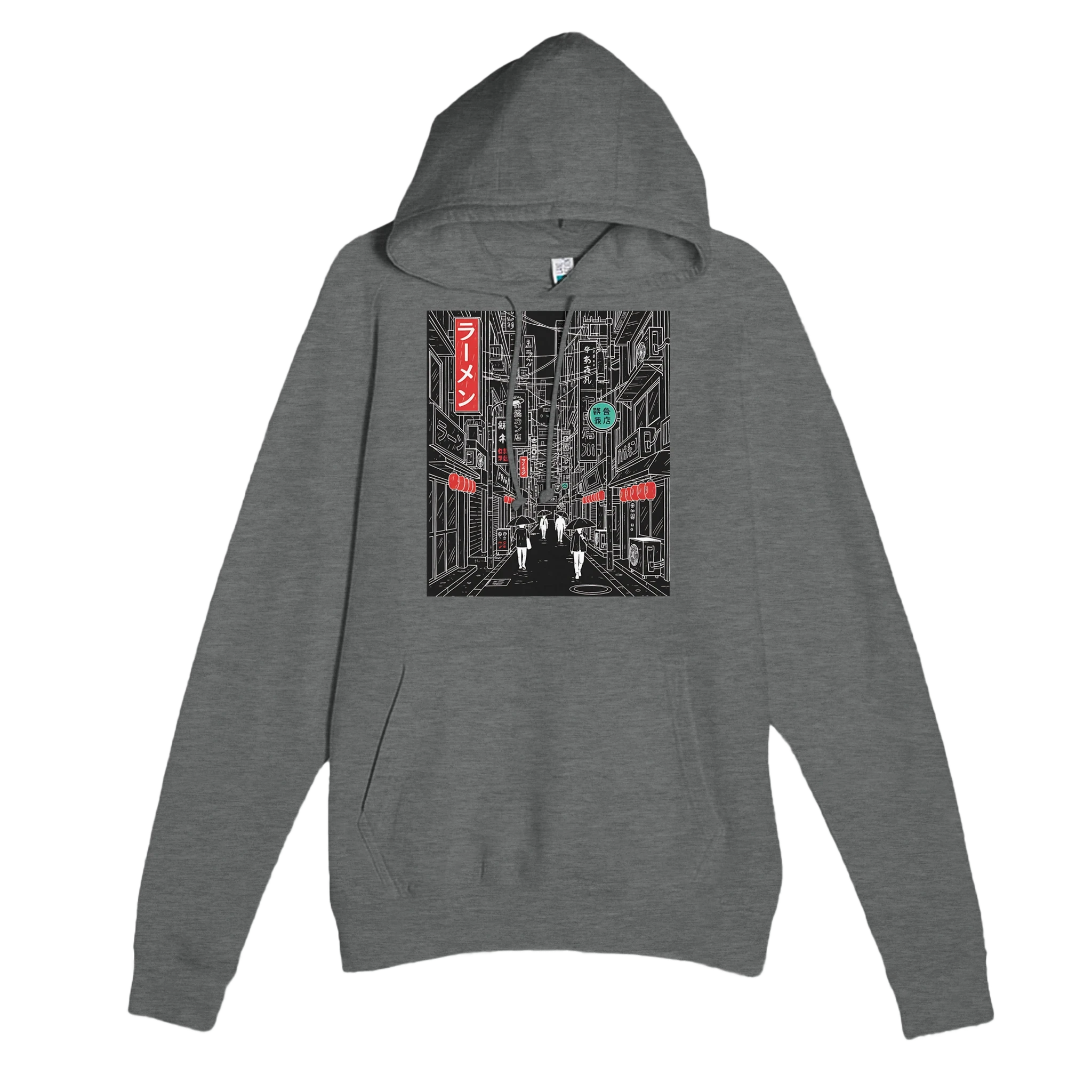 Tokyo Dark Schematic Hoodie – Minimalist Urban Streetwear