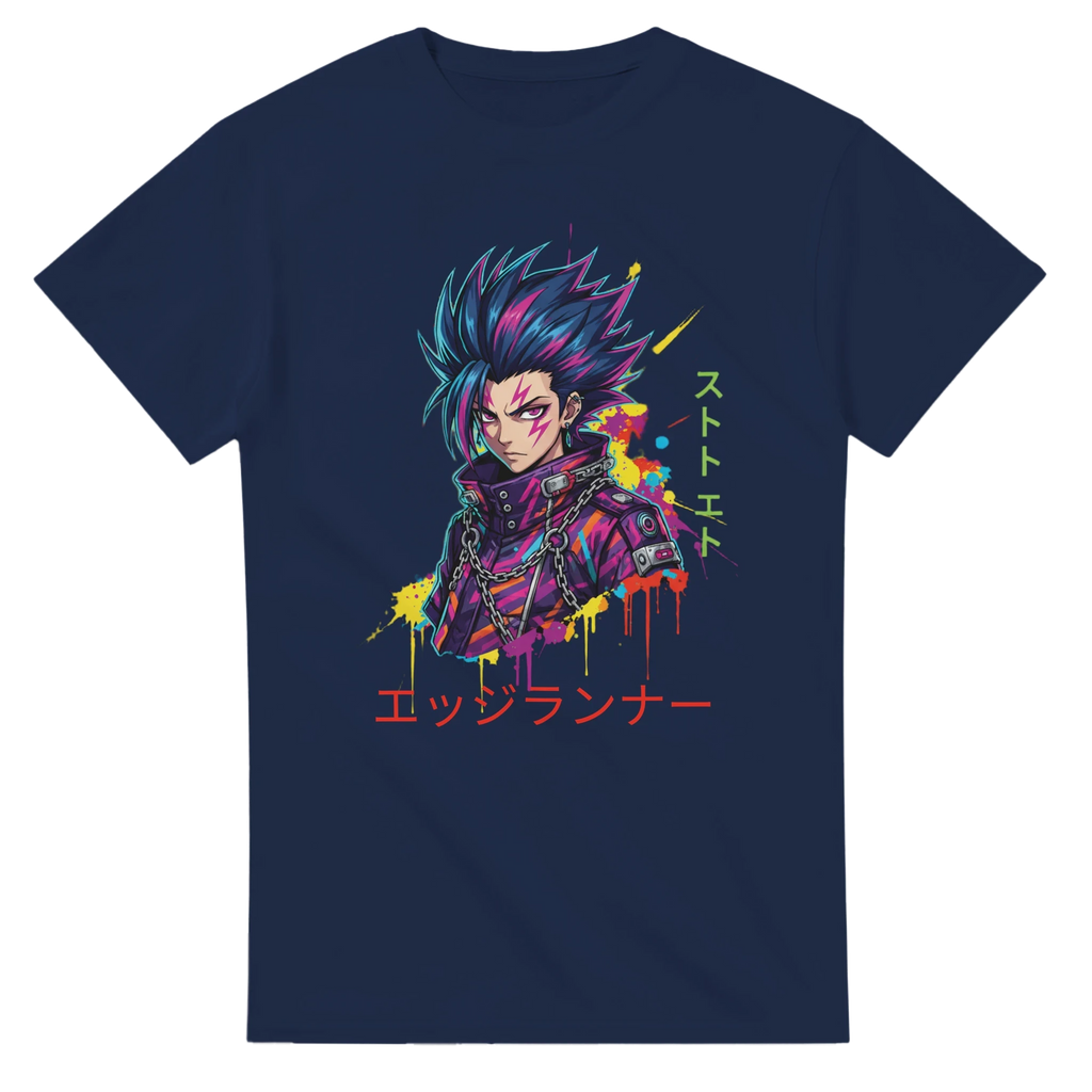 Cyberpunk Edgerunner T-Shirt – Neon Anime Streetwear