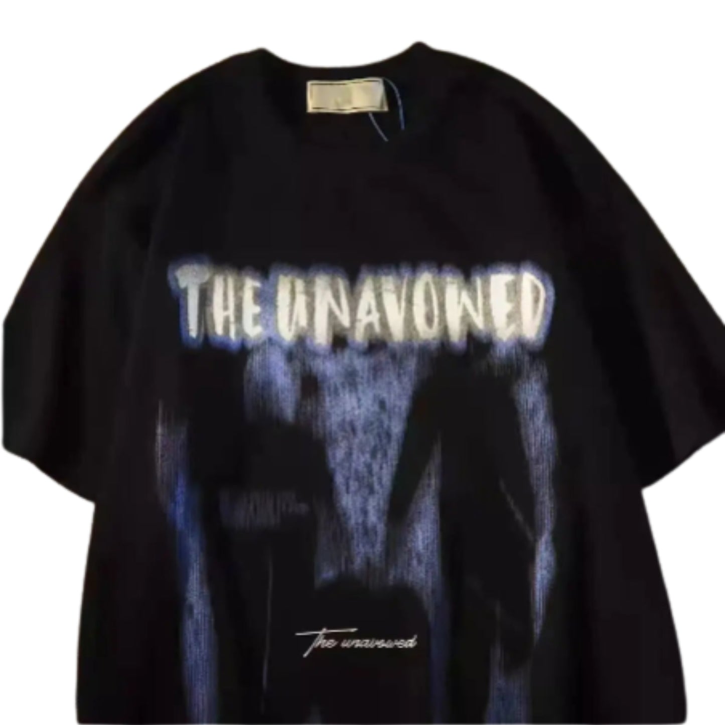 Heavyweight Cotton Streetwear Graphic T-Shirt with Bold Typography Artwork and Relaxed Fit