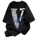 Oversized Typography Graphic T-Shirt with Modern Y2K Streetwear Aesthetic
