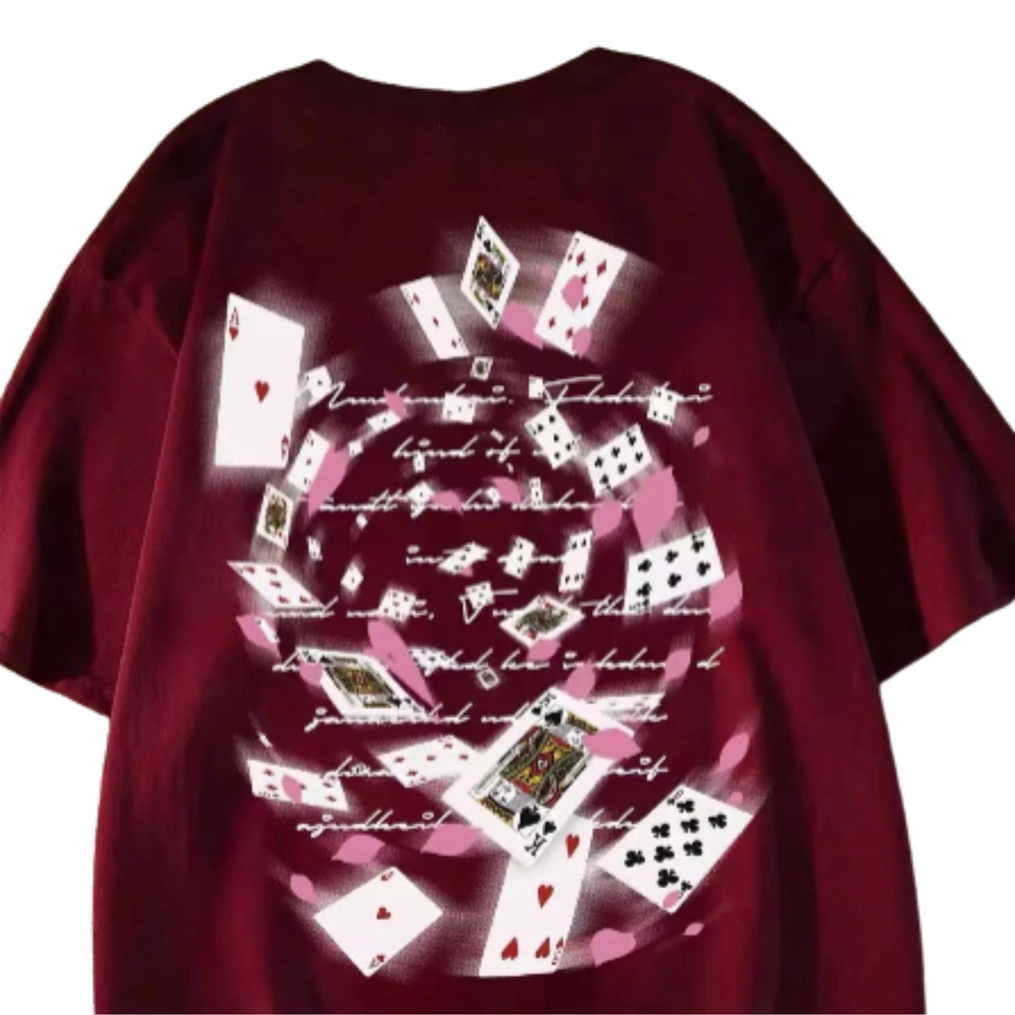 Oversized Geometric Graphic Cotton T-Shirt with Abstract Streetwear Artwork Design