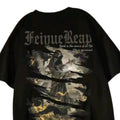 Oversized Vintage Aviation Graphic Cotton T-Shirt with Urban Streetwear Style